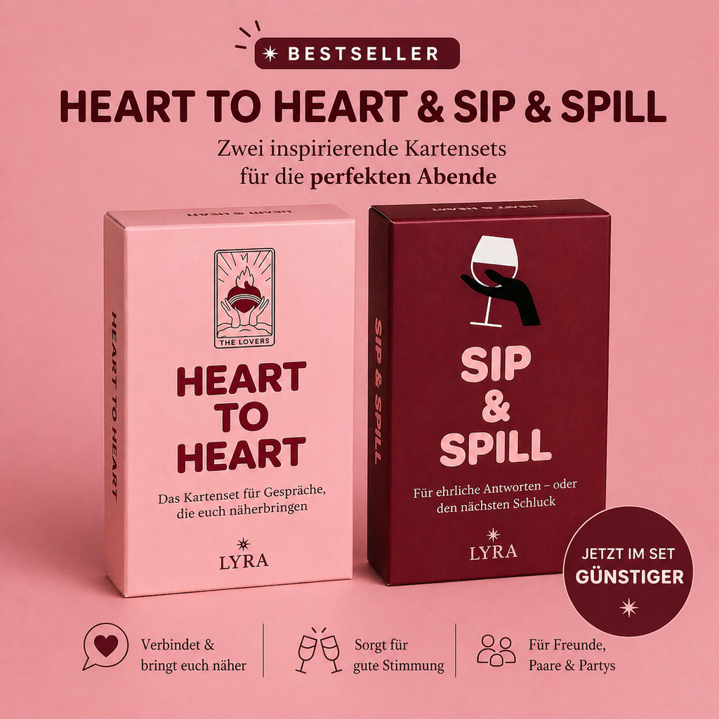 Duo Bundle: SIP & SPILL + HEART TO HEART SET